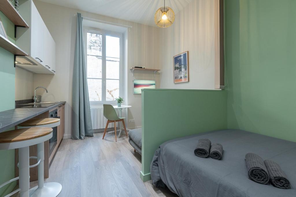 Studio Part Dieu - Cozy - Wifi Fibre Apartment Lyon Exterior foto